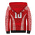 Custom Tonga Pacific Rugby 2024 Sherpa Hoodie Ngatu Tribal Pattern