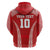 Custom Tonga Pacific Rugby 2024 Zip Hoodie Ngatu Tribal Pattern