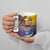 American Samoa Fautasi Ceramic Mug Bald Eage and Sailfish with Kakau Motifs - Polynesian Pride