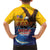 American Samoa Fautasi Hawaiian Shirt Bald Eage and Sailfish with Kakau Motifs - Polynesian Pride