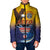 American Samoa Fautasi Padded Jacket Bald Eage and Sailfish with Kakau Motifs - Polynesian Pride