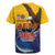 American Samoa Fautasi Rugby Jersey Bald Eage and Sailfish with Kakau Motifs - Polynesian Pride