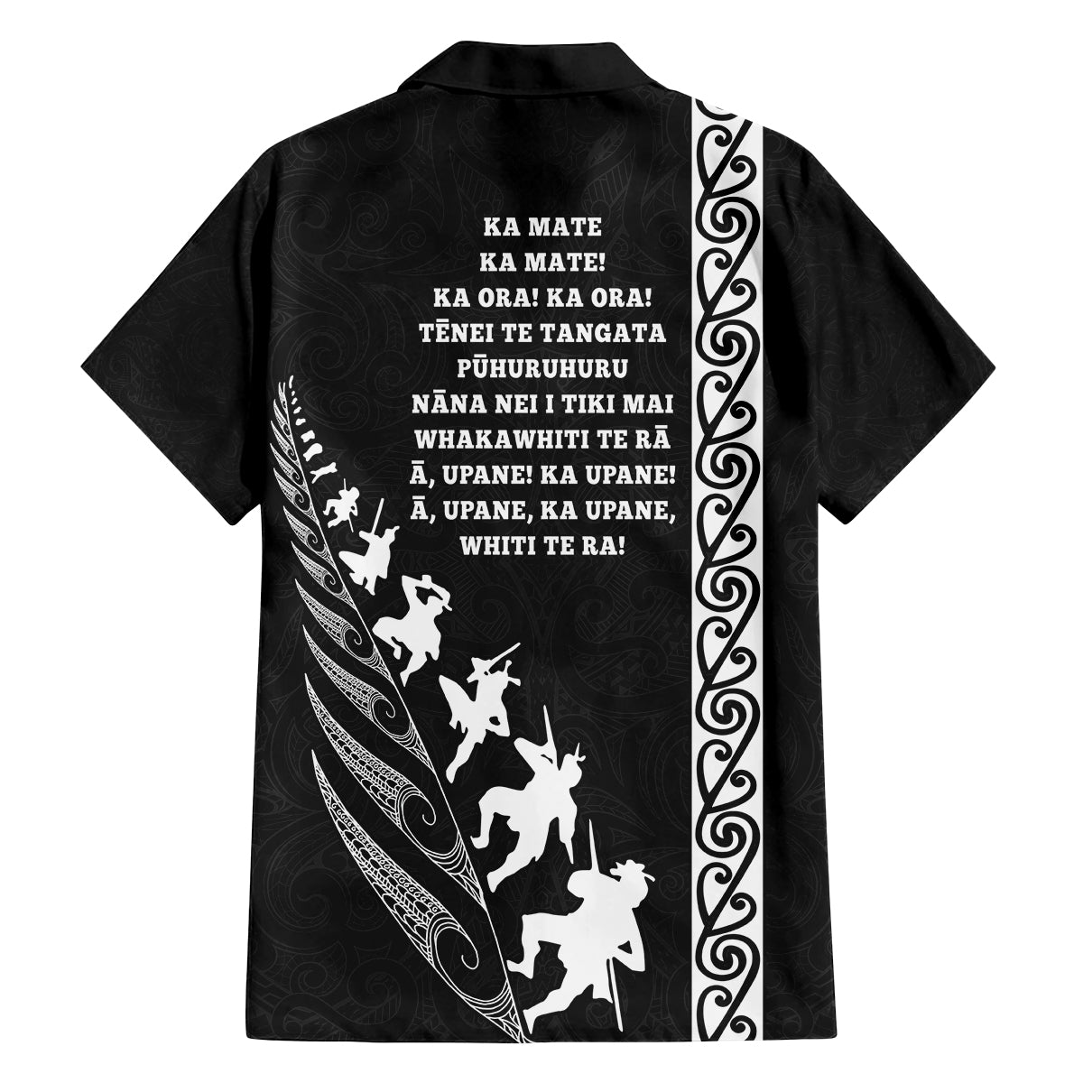 New Zealand Rugby Family Matching Summer Maxi Dress and Hawaiian Shirt Haka Dance Tribal God Mask Maori Pattern LT03 - Polynesian Pride