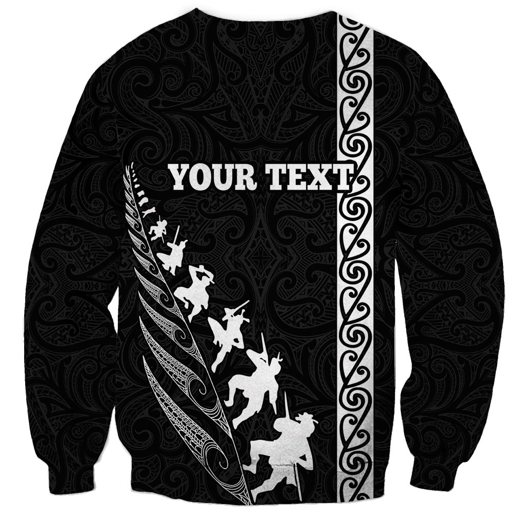 custom-new-zealand-rugby-sweatshirt-haka-dance-tribal-god-mask-maori-pattern