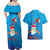 Hawaiian Santa Claus Snorkeling Couples Matching Off Shoulder Maxi Dress and Hawaiian Shirt Kakau and Polynesian Pattern