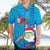 Hawaiian Santa Claus Snorkeling Hawaiian Shirt Kakau and Polynesian Pattern