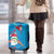 Hawaiian Santa Claus Snorkeling Luggage Cover Kakau and Polynesian Pattern