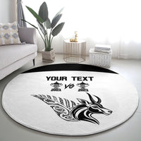 Personalised South Africa and New Zealand Round Carpet Champion History Go Final 2023 Vintage Style LT03 - Polynesian Pride