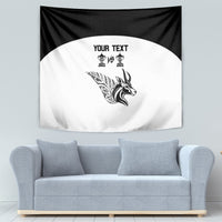 Personalised South Africa and New Zealand Tapestry Champion History Go Final 2023 Vintage Style LT03 - Polynesian Pride