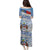 New Zealand Auckland Family Matching Puletasi and Hawaiian Shirt Auckland's Flag and Coat of Arms - Koru Art Maori Pattern