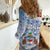 New Zealand Auckland Women Casual Shirt Auckland's Flag and Coat of Arms - Koru Art Maori Pattern