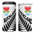 New Zealand Auckland 4 in 1 Can Cooler Tumbler Auckland's Emblem and Silver Ferns - Maori Art Tattoo