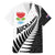 New Zealand Auckland Hawaiian Shirt Auckland's Emblem and Silver Ferns - Maori Art Tattoo