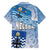 New Zealand Nelson Hawaiian Shirt Nelson's Flag and Seal - Maori Art Tattoo