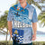 New Zealand Nelson Hawaiian Shirt Nelson's Flag and Seal - Maori Art Tattoo