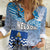 New Zealand Nelson Women Casual Shirt Nelson's Flag and Seal - Maori Art Tattoo