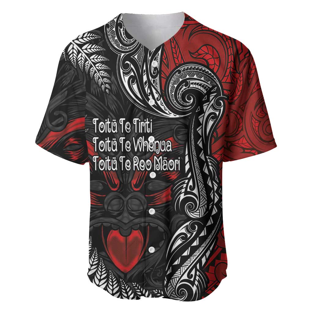 Aotearoa Toitu Te Tiriti Baseball Jersey New Zealand Honour the Treaty - Te Tiriti Is Us