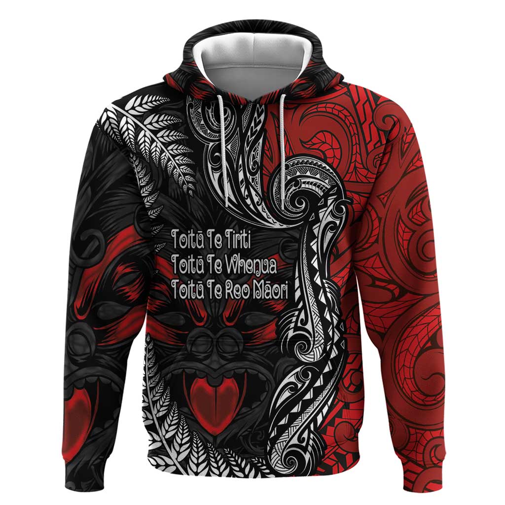 Aotearoa Toitu Te Tiriti Hoodie New Zealand Honour the Treaty - Te Tiriti Is Us