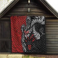 Aotearoa Toitu Te Tiriti Quilt New Zealand Honour the Treaty - Te Tiriti Is Us LT03 - Polynesian Pride