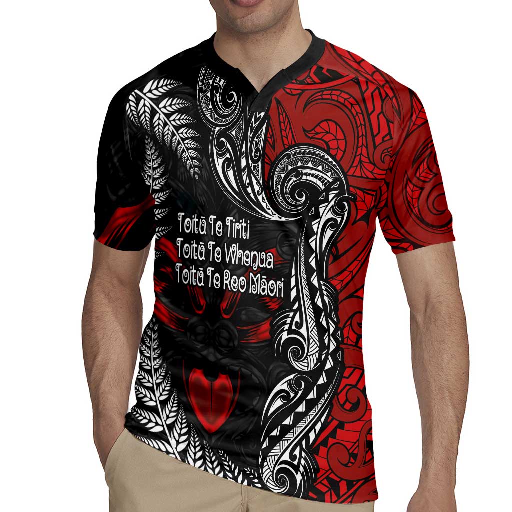 Aotearoa Toitu Te Tiriti Rugby Jersey New Zealand Honour the Treaty - Te Tiriti Is Us