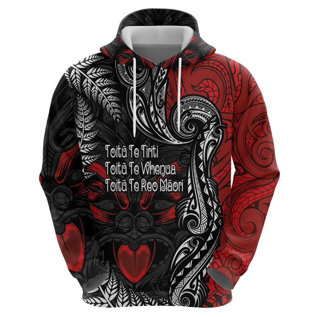 Aotearoa Toitu Te Tiriti Zip Hoodie New Zealand Honour the Treaty - Te Tiriti Is Us LT03 - Polynesian Pride