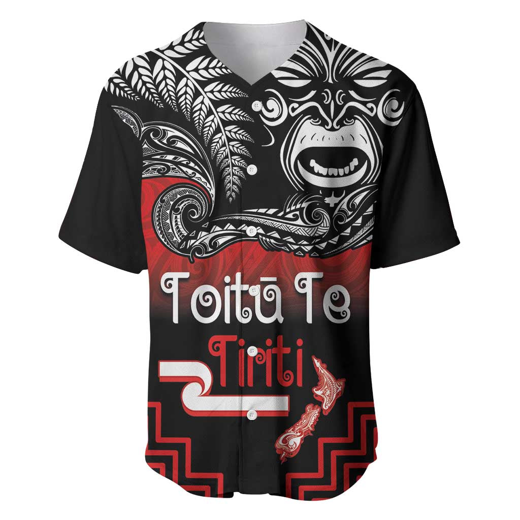 Aotearoa Toitu Te Tiriti Baseball Jersey New Zealand Honour the Treaty - Fight Together