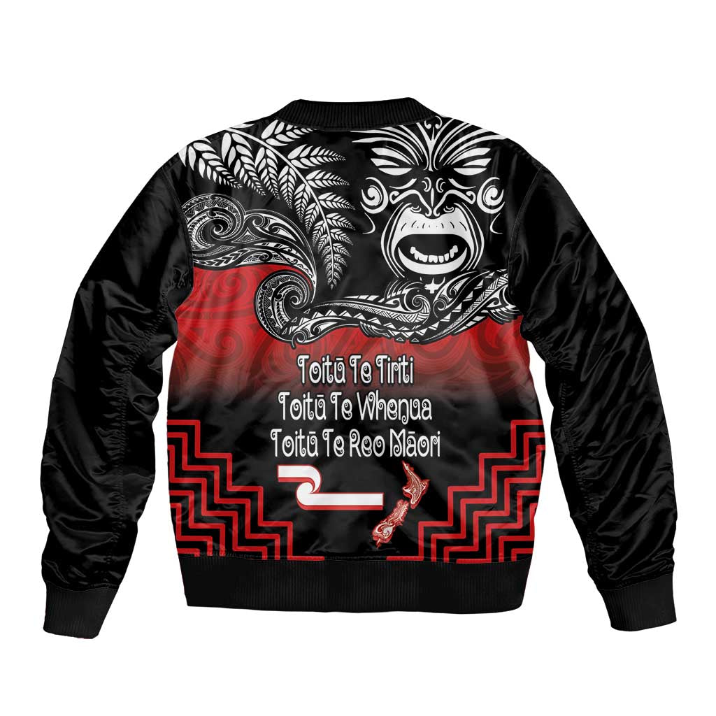 Aotearoa Toitu Te Tiriti Bomber Jacket New Zealand Honour the Treaty - Fight Together LT03 - Polynesian Pride