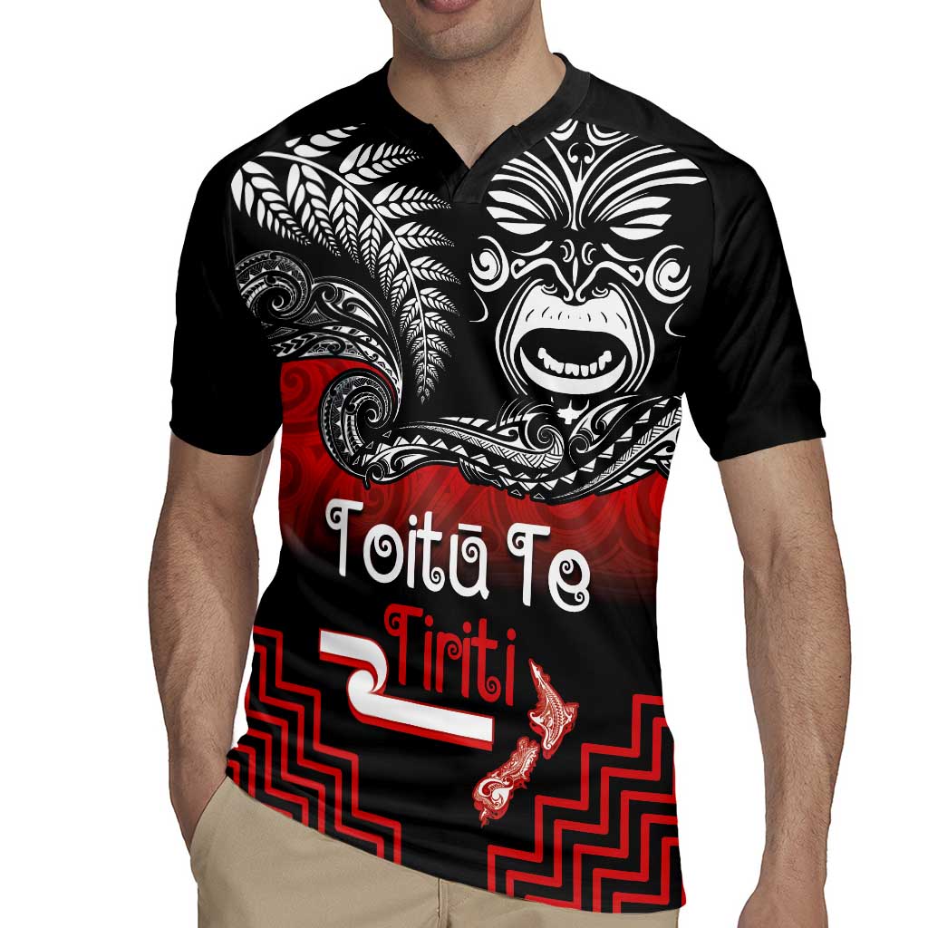 Aotearoa Toitu Te Tiriti Rugby Jersey New Zealand Honour the Treaty - Fight Together