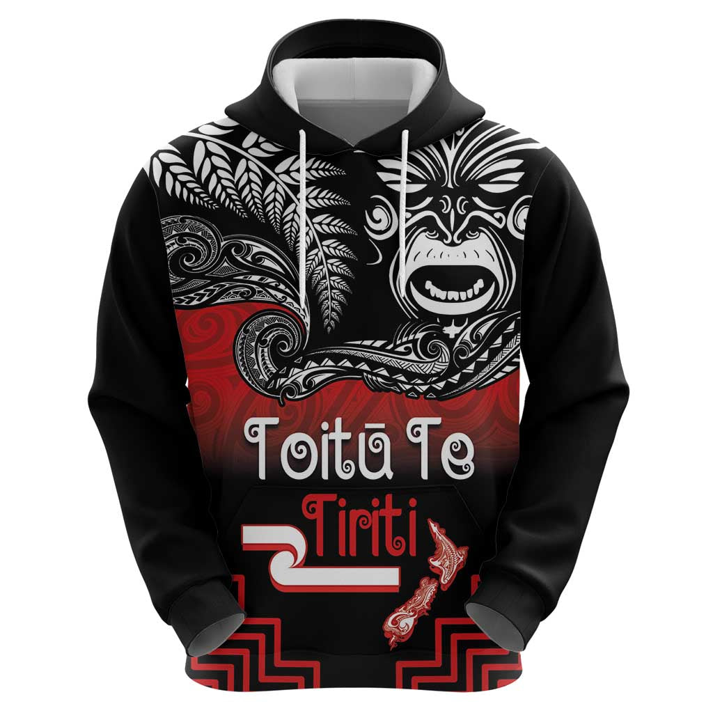 Aotearoa Toitu Te Tiriti Zip Hoodie New Zealand Honour the Treaty - Fight Together LT03 - Polynesian Pride