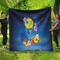 Palau Jellyfish Quilt Ocean Heritage Tropical Plants - Polynesian Pride