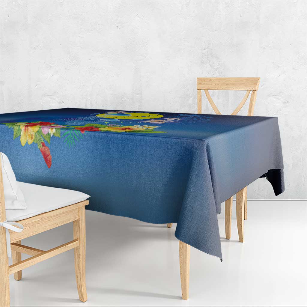 Palau Jellyfish Tablecloth Ocean Heritage Tropical Plants - Polynesian Pride