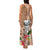Guam Seal and Latte Stone With Ethnic Tapa Pattern Family Matching Tank Maxi Dress and Hawaiian Shirt Peach Fuzz Color LT03 - Polynesian Pride