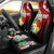 Personalised Tonga Emancipation Day Car Seat Cover Flag Map and Hibiscus Flower Ngatu Pattern