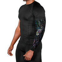 Aotearoa Moko Tribal Tattoo Arm Sleeves New Zealand Maori Penguin and Fantail Paua Shell Style