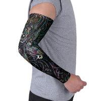 Aotearoa Moko Tribal Tattoo Arm Sleeves New Zealand Maori Penguin and Fantail Paua Shell Style