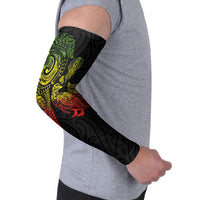 Aotearoa Moko Tribal Tattoo Arm Sleeves New Zealand Maori Penguin and Fantail Reggae Style LT03 - Polynesian Pride