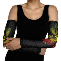 Aotearoa Moko Tribal Tattoo Arm Sleeves New Zealand Maori Penguin and Fantail Reggae Style LT03 - Polynesian Pride