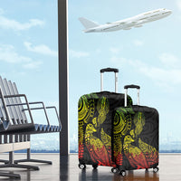 Aotearoa Moko Tribal Tattoo Luggage Cover New Zealand Maori Penguin and Fantail Reggae Style LT03 - Polynesian Pride