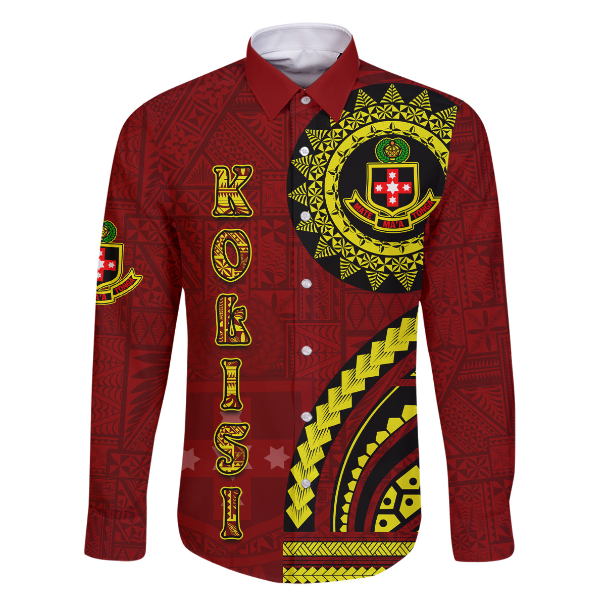 Kolisi Tonga Atele Family Matching Summer Maxi Dress and Hawaiian Shirt Ngatu and Polynesian Pattern