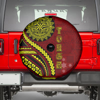 Kolisi Tonga Atele Spare Tire Cover Ngatu and Polynesian Pattern