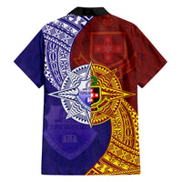 Kolisi Tonga Atele and Tupou College Toloa Family Matching Puletasi and Hawaiian Shirt Ngatu and Polynesian Spiral Pattern LT03 - Polynesian Pride
