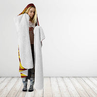 Tonga High School Hooded Blanket Ngatu and Polynesian Pattern
