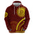 Tonga High School Hoodie Ngatu and Polynesian Pattern