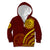 Tonga High School Kid Hoodie Ngatu and Polynesian Pattern