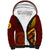 Tonga High School Sherpa Hoodie Ngatu and Polynesian Pattern