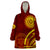 Tonga High School Wearable Blanket Hoodie Ngatu and Polynesian Pattern