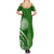 Liahona High School Summer Maxi Dress Ngatu and Polynesian Pattern