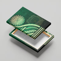 Saineha High School Canvas Wall Art Ngatu and Polynesian Pattern