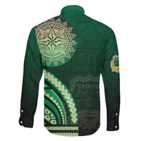 Saineha High School Family Matching Mermaid Dress and Hawaiian Shirt Ngatu and Polynesian Pattern