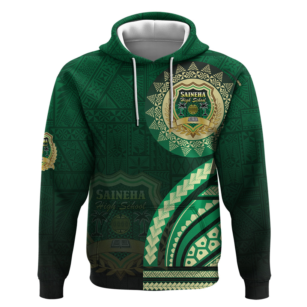 Saineha High School Hoodie Ngatu and Polynesian Pattern